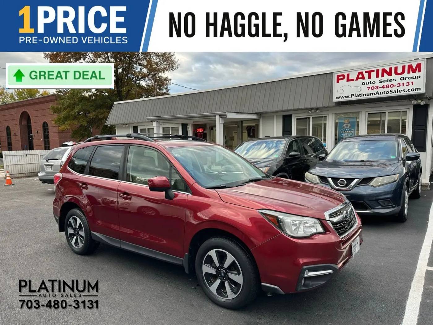 2018 Subaru Forester 2.5i Limited — SUV — 108,193 mi — Arlington, VA
