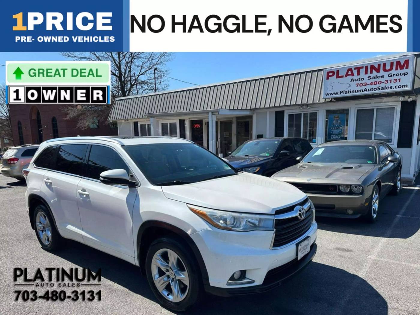2014 Toyota Highlander Limited — SUV — 180,256 mi — Arlington, VA