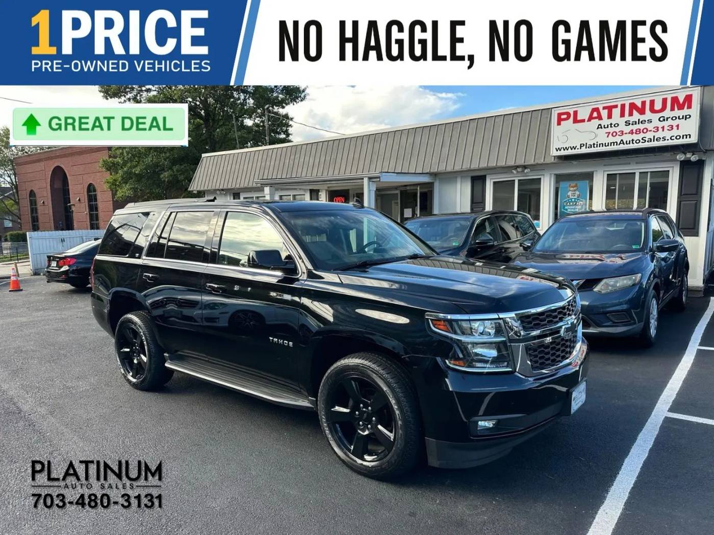 2017 Chevrolet Tahoe LT — SUV — 128,427 mi — Arlington, VA
