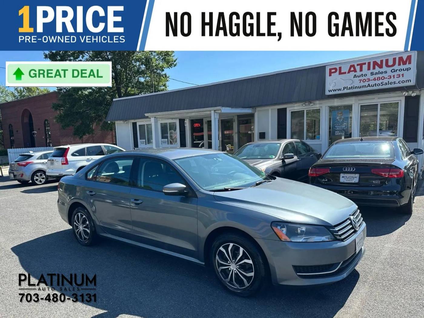 2015 Volkswagen Passat 1.8T S — Sedan — 90,551 mi — Arlington, VA