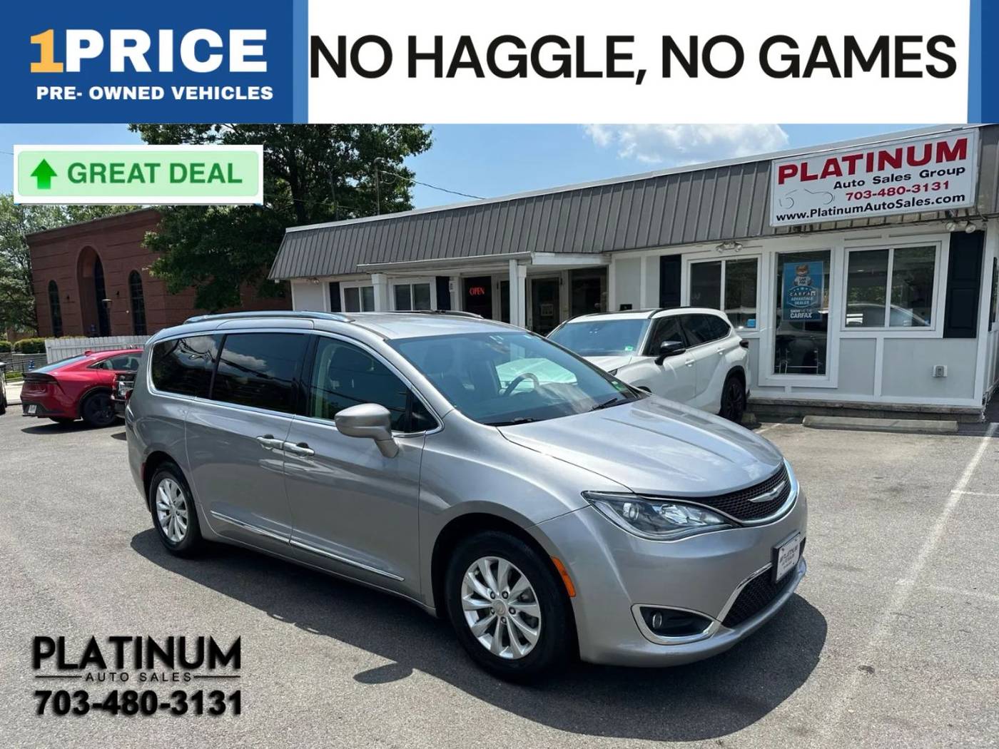 2019 Chrysler Pacifica Touring L — Minivan — 117,986 mi — Arlington, VA