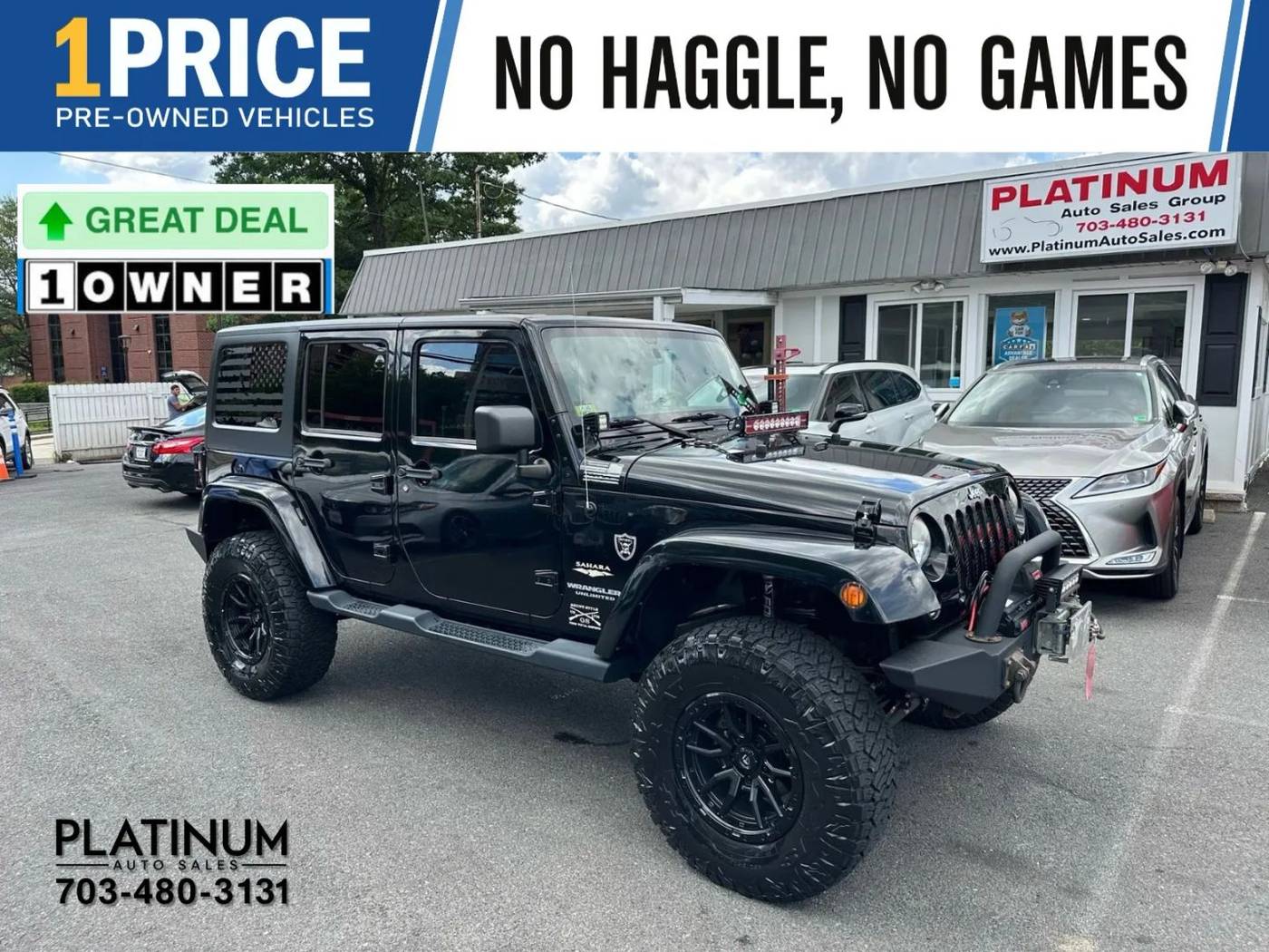 2014 Jeep Wrangler Sahara — SUV — 45,586 mi — Arlington, VA