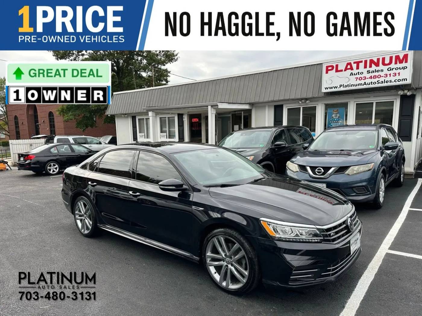 2018 Volkswagen Passat R-Line — Sedan — 79,984 mi — Arlington, VA