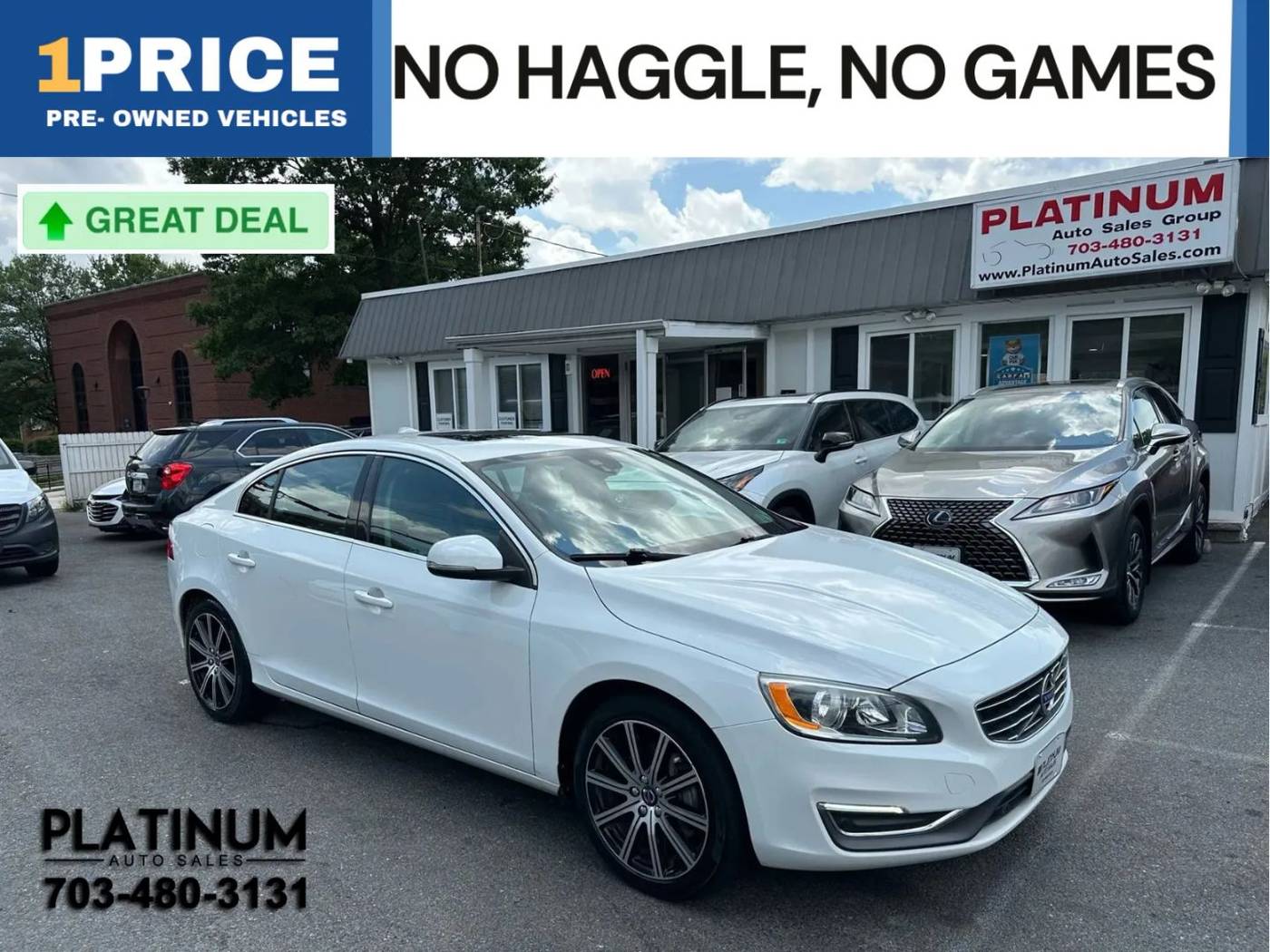 2017 Volvo S60 Inscription — Sedan — 108,979 mi — Arlington, VA