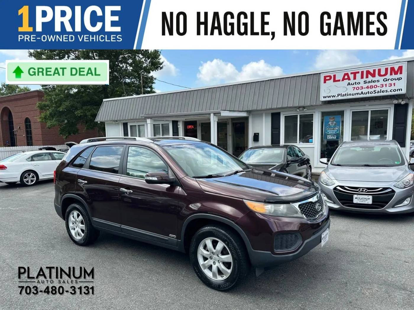 2011 Kia Sorento LX — SUV — 147,608 mi — Arlington, VA