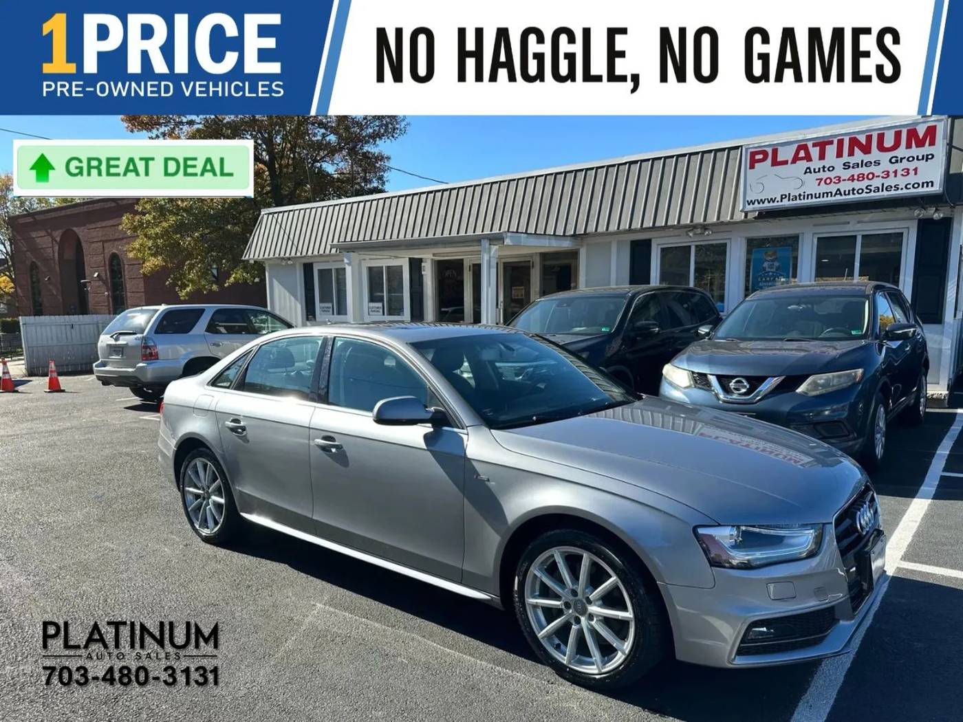 2015 Audi A4 Premium Plus — Sedan — 74,178 mi — Arlington, VA
