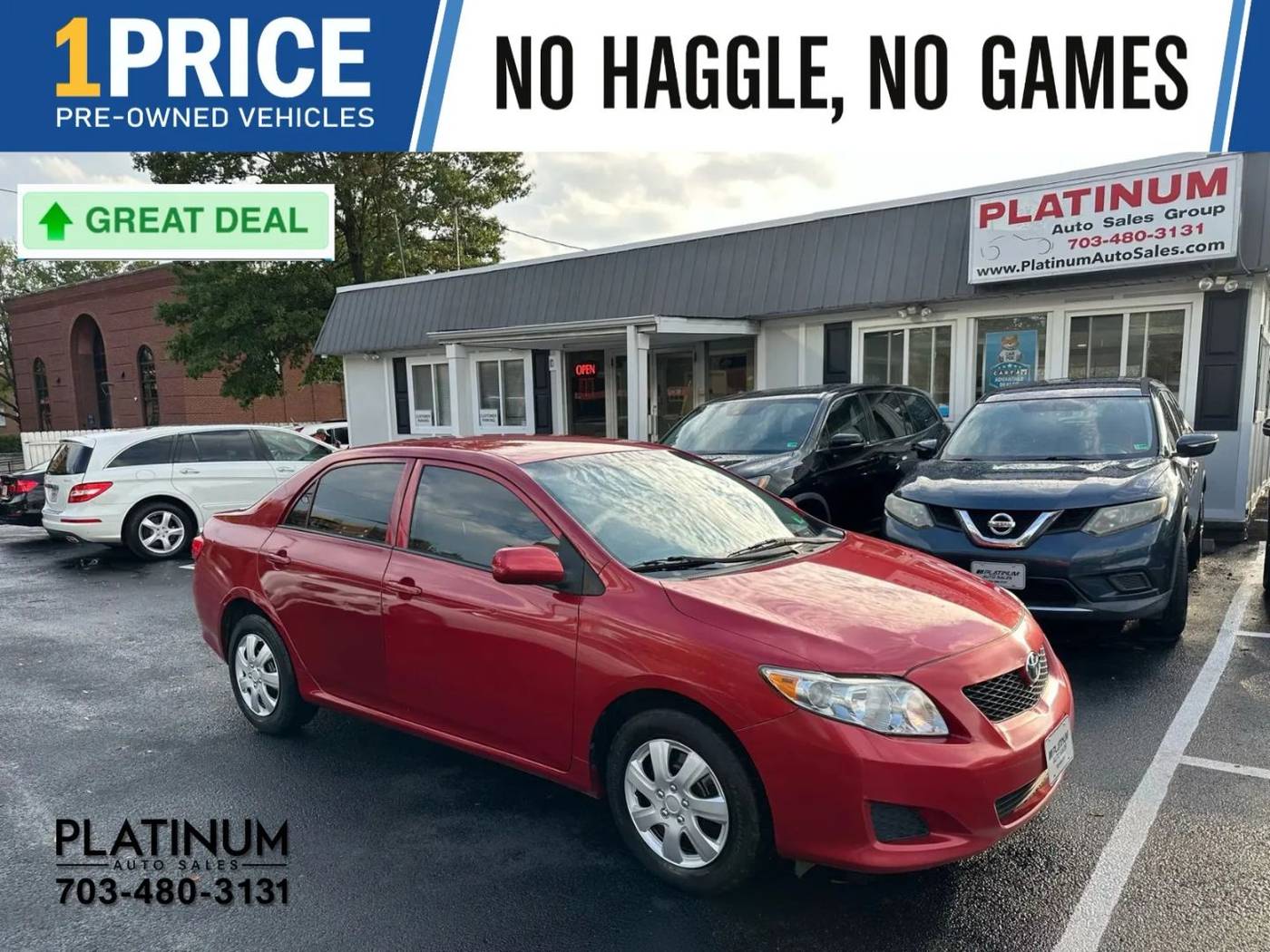 2010 Toyota Corolla LE — Sedan — 133,402 mi — Arlington, VA