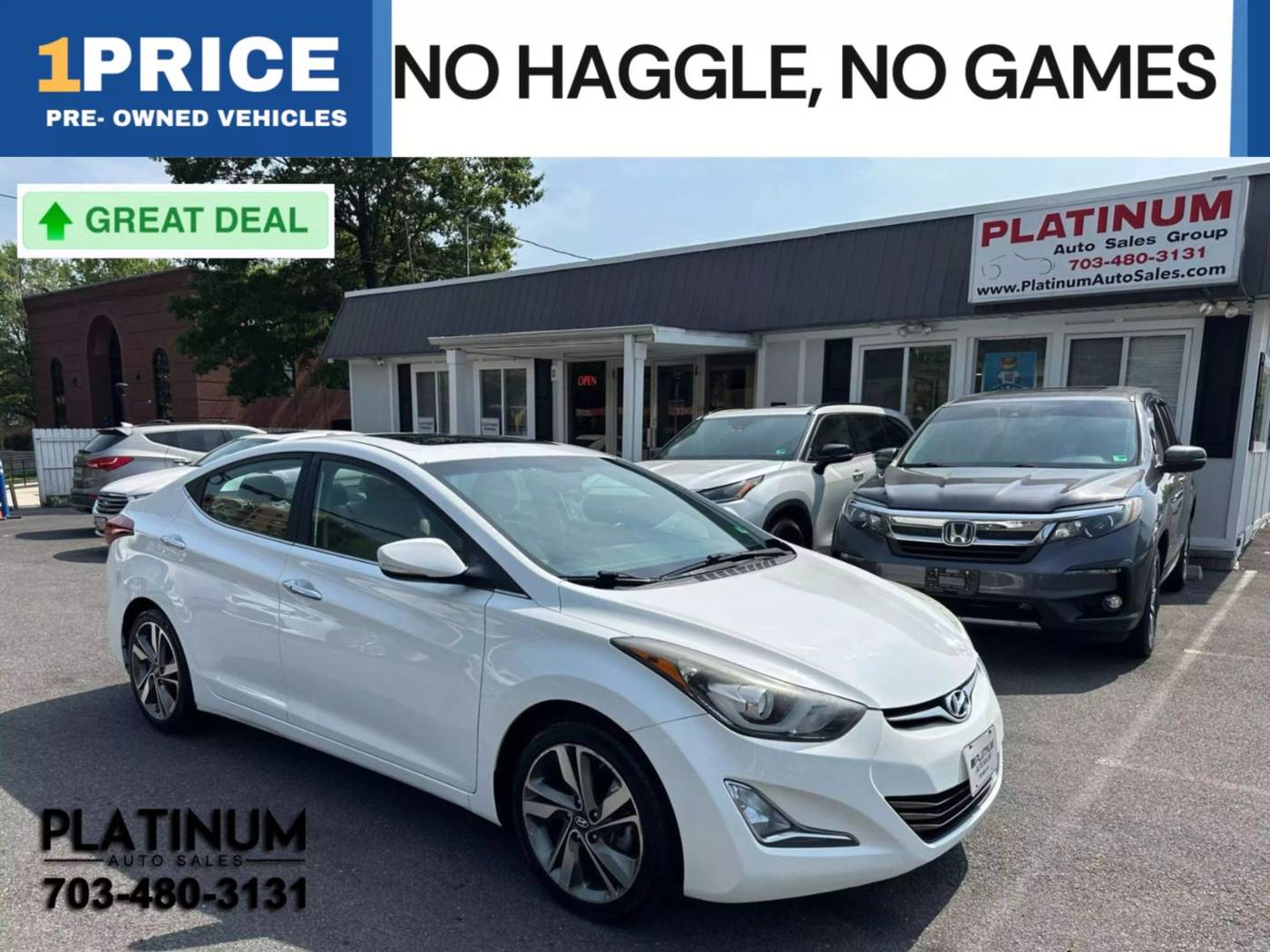 2014 Hyundai Elantra Limited — Sedan — 75,620 mi — Arlington, VA