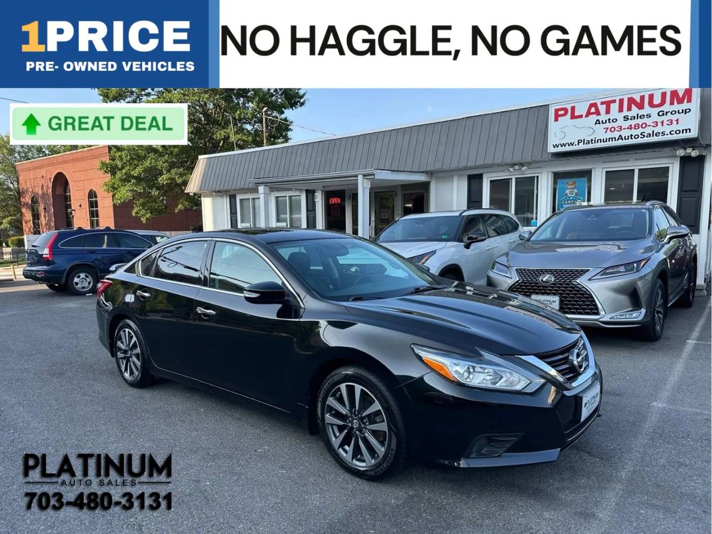 2016 Nissan Altima 2.5 SL — Sedan — 83,015 mi — Arlington, VA