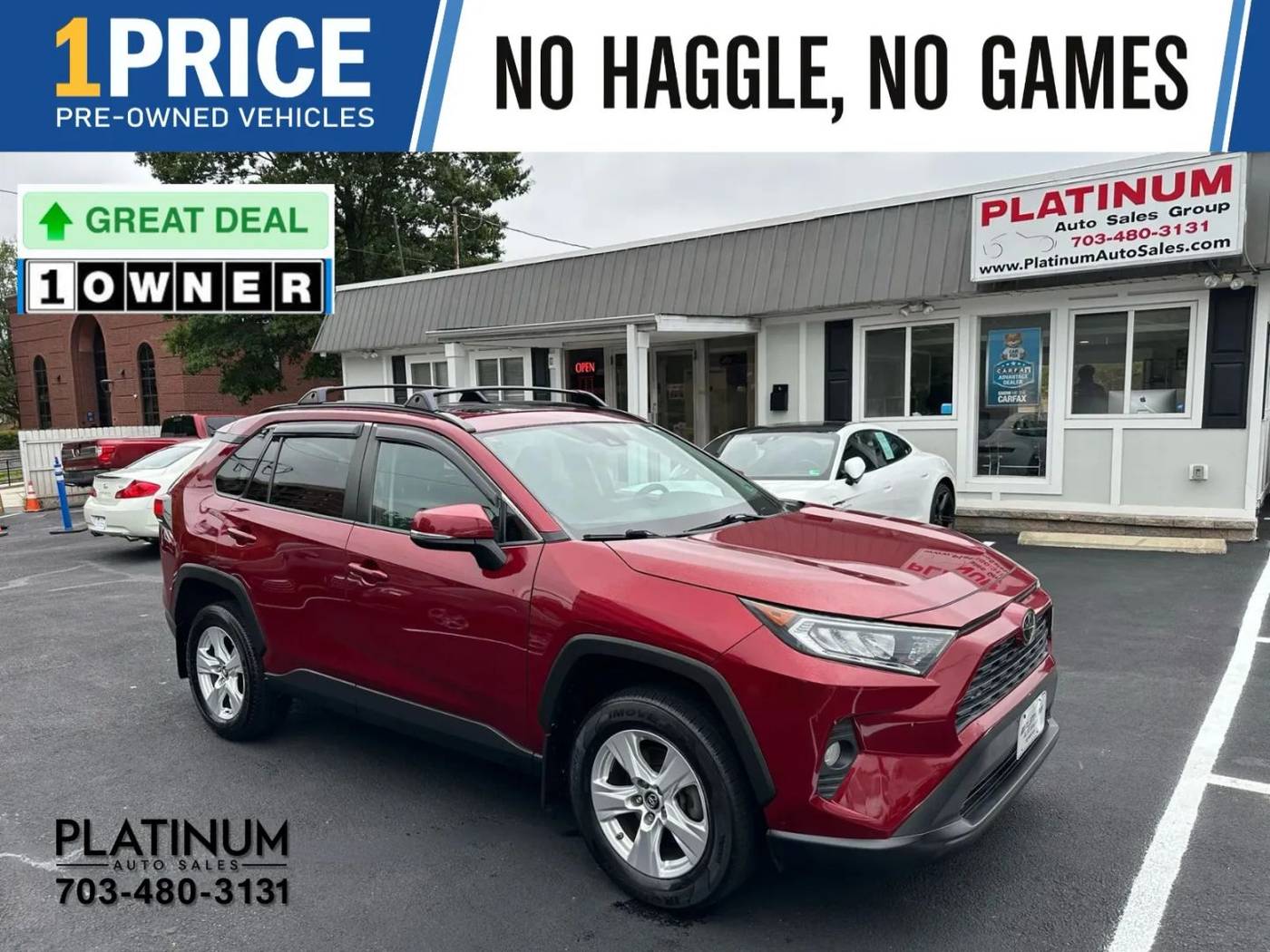 2019 Toyota RAV4 XLE — SUV — 92,443 mi — Arlington, VA