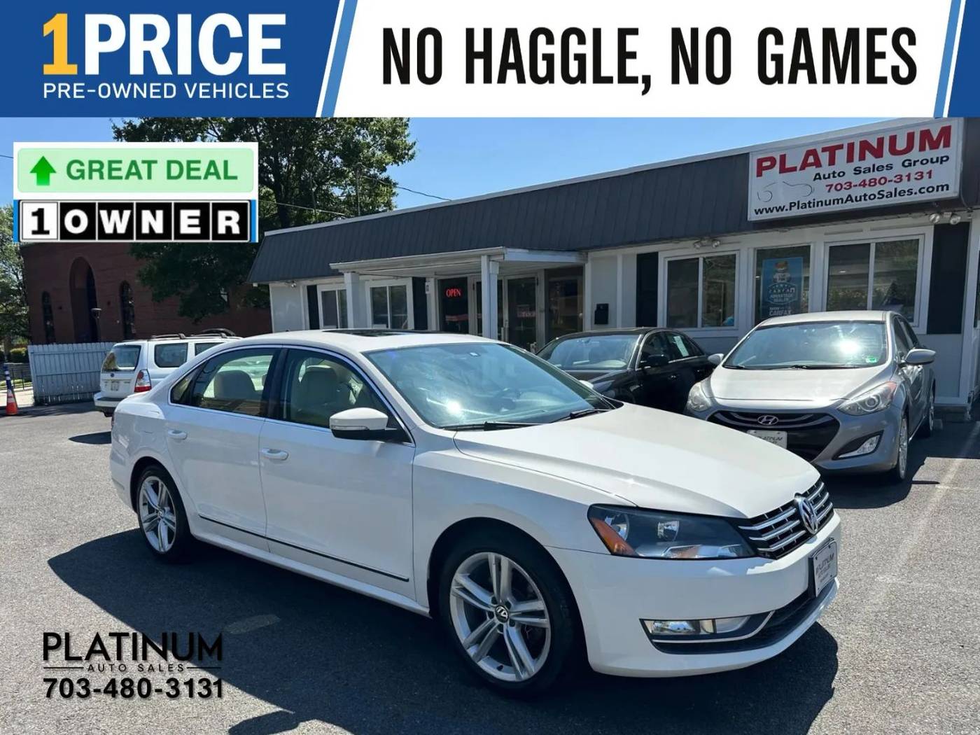 2014 Volkswagen Passat SEL Premium — Sedan — 103,734 mi — Arlington, VA