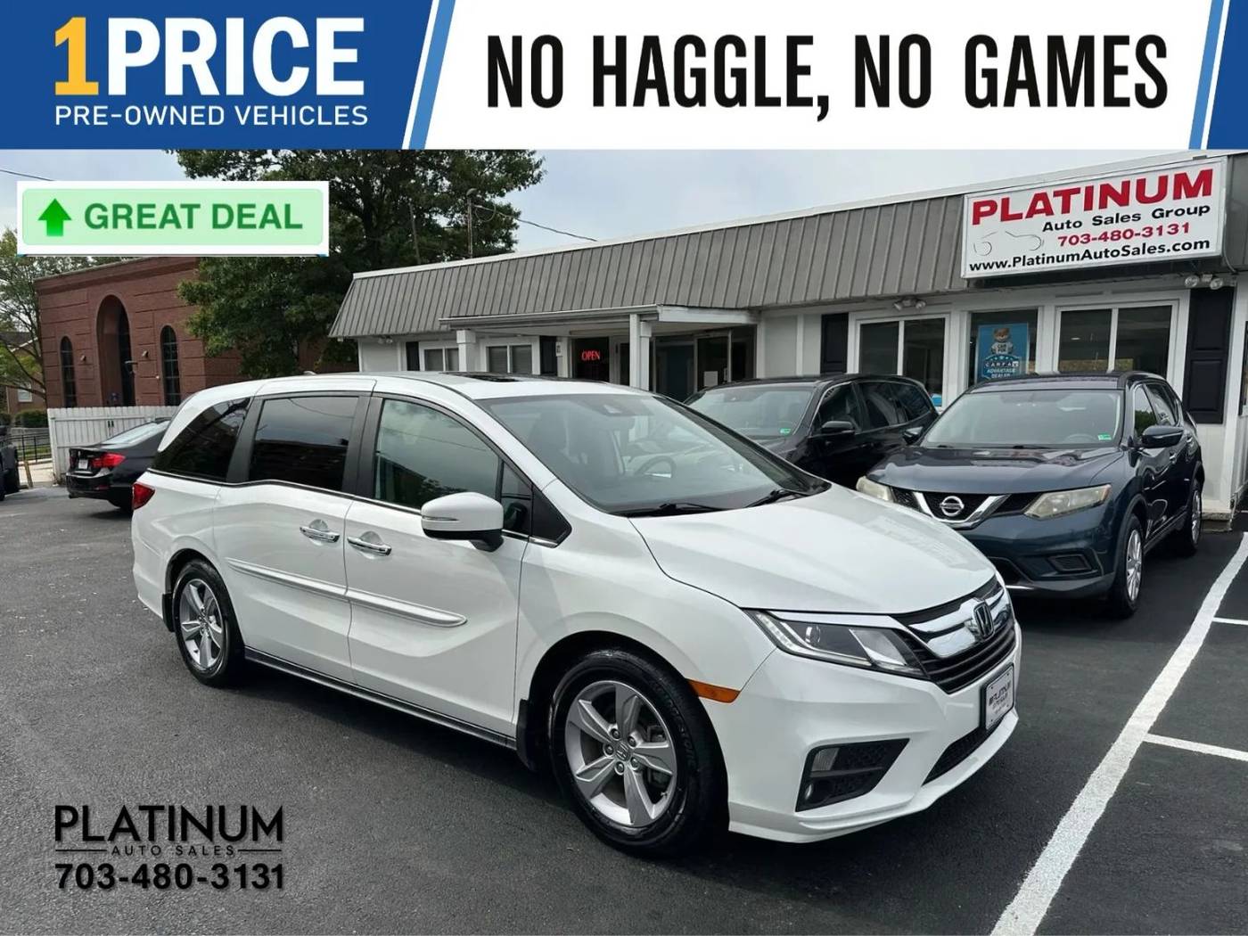 2020 Honda Odyssey EX-L — Minivan — 72,600 mi — Arlington, VA