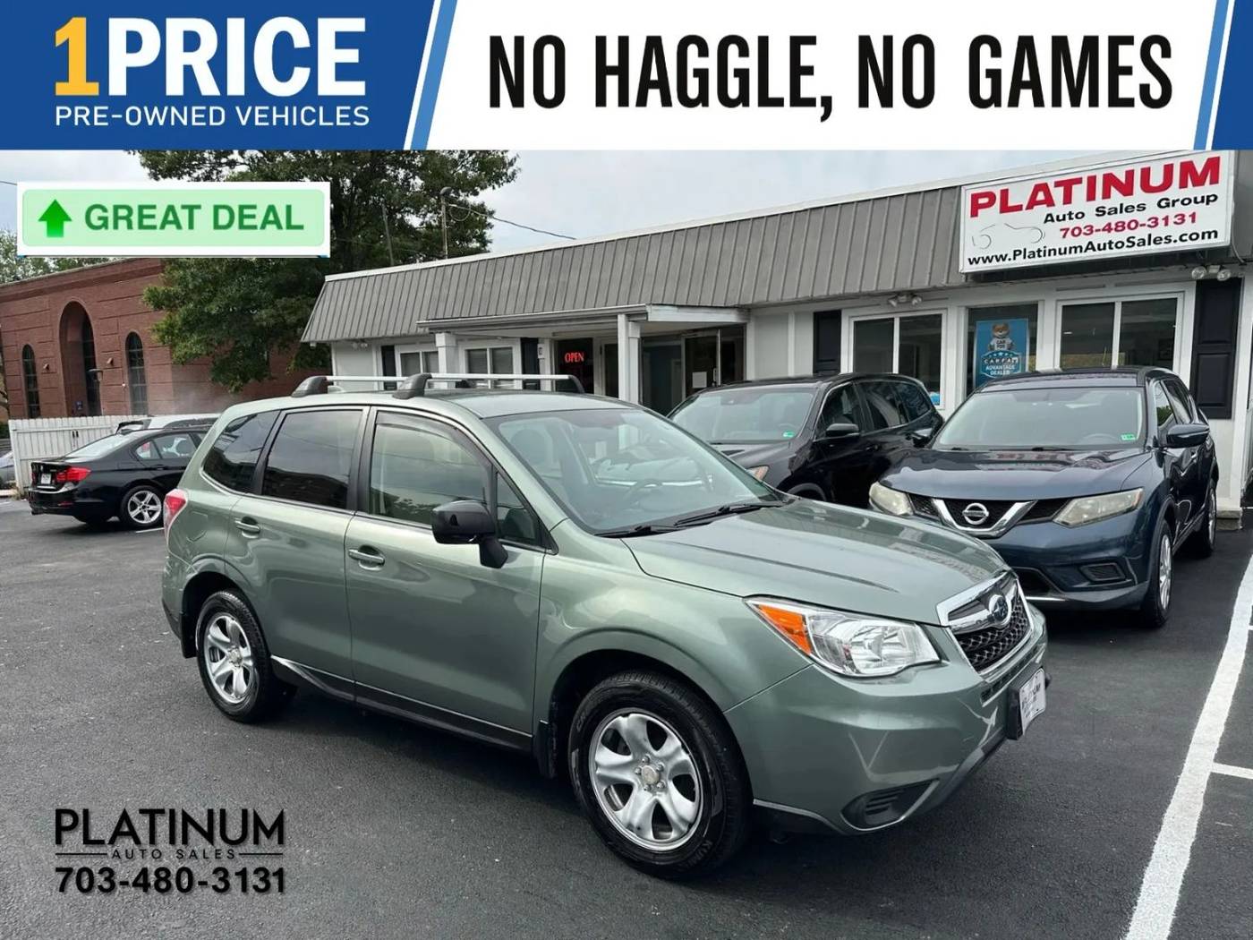 2016 Subaru Forester 2.5i — SUV — 120,475 mi — Arlington, VA
