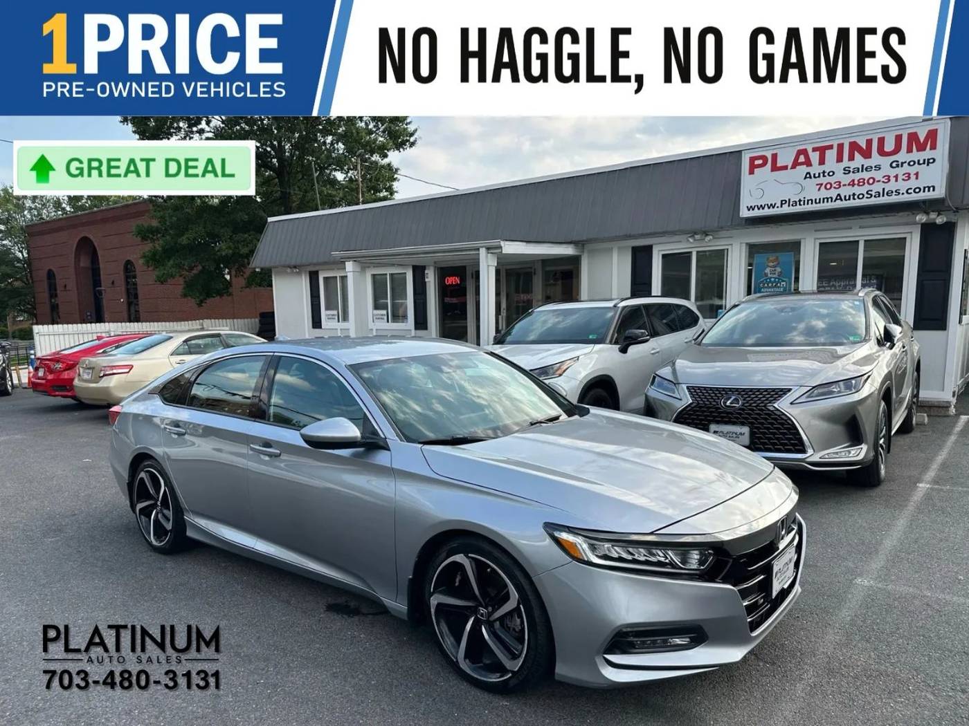 2018 Honda Accord Sport — Sedan — 181,321 mi — Arlington, VA