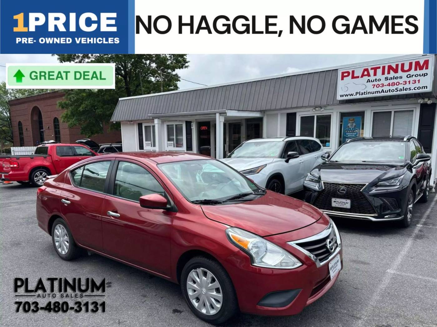 2016 Nissan Versa 1.6 SV — Sedan — 90,237 mi — Arlington, VA