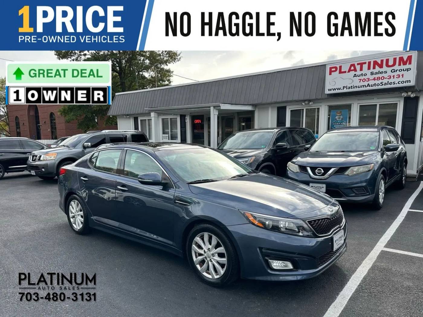 2015 Kia Optima EX — Sedan — 235,064 mi — Arlington, VA