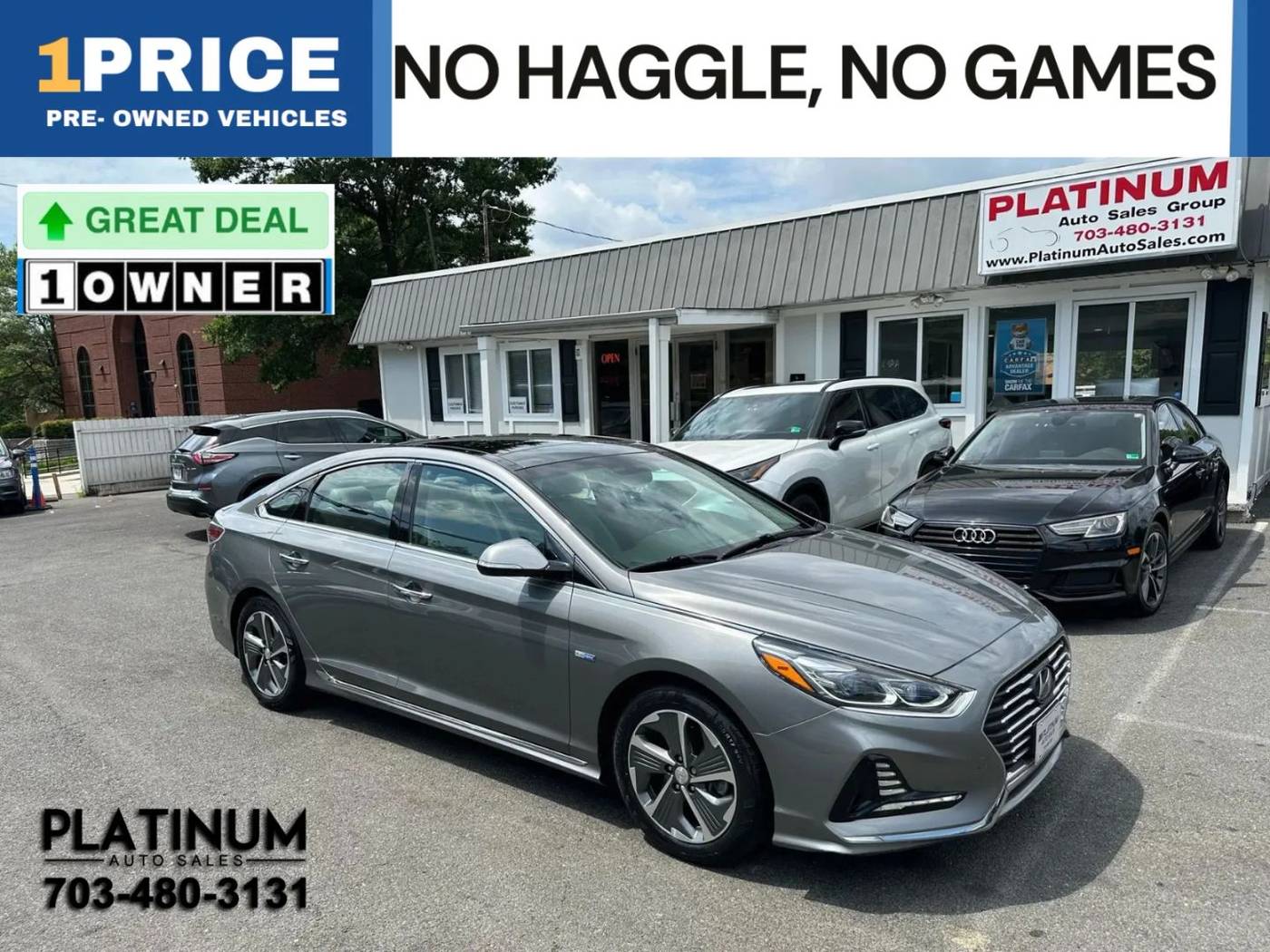2018 Hyundai Sonata Hybrid Limited — Sedan — 67,802 mi — Arlington, VA