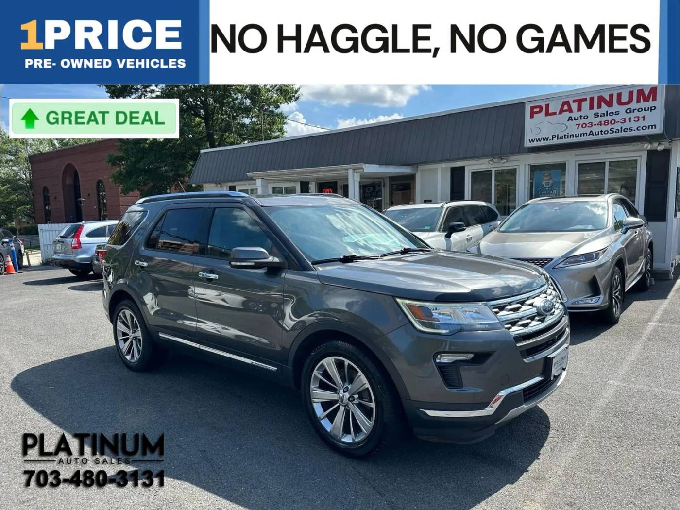 2018 Ford Explorer Limited — SUV — 171,457 mi — Arlington, VA