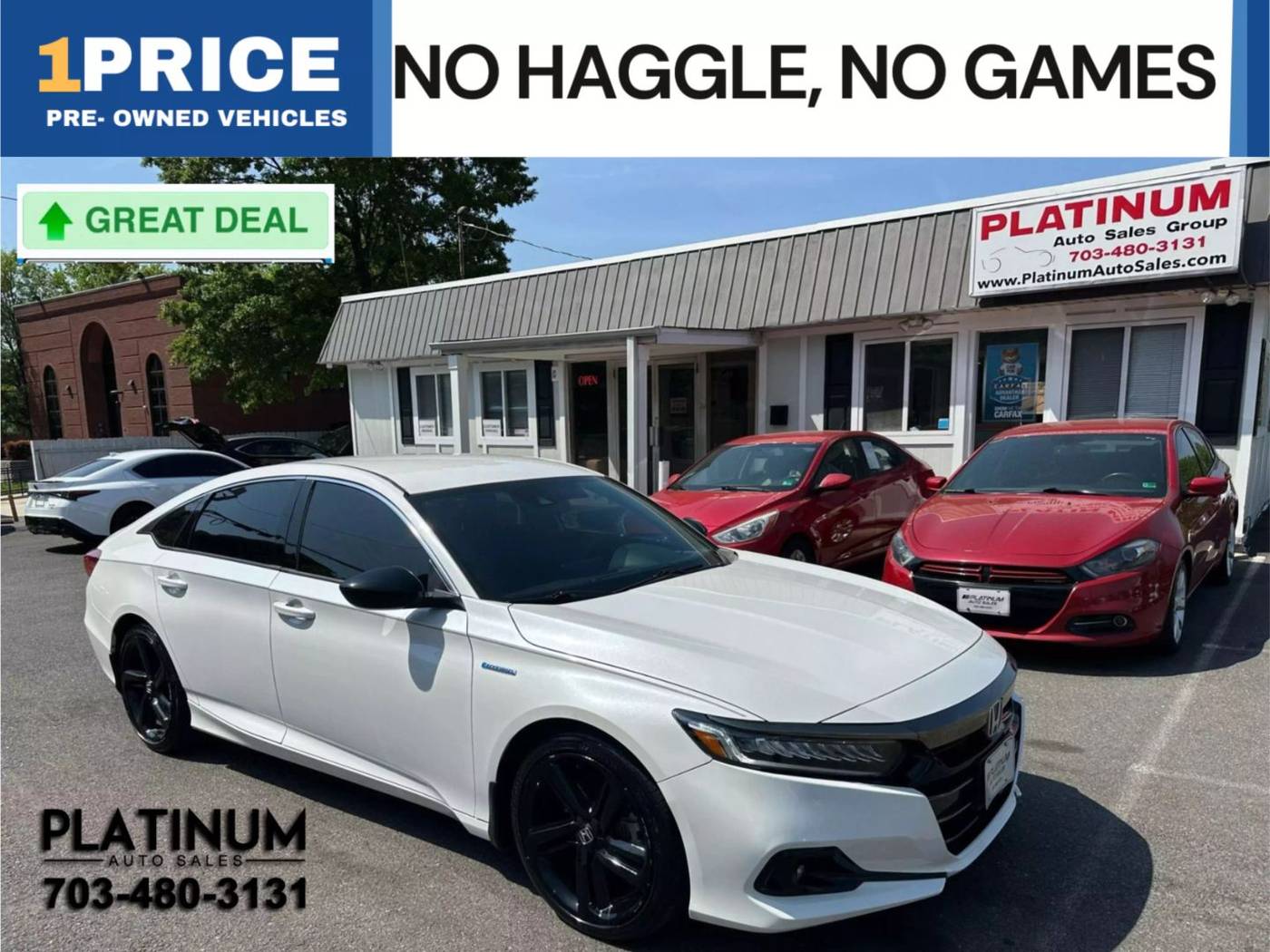 2022 Honda Accord Hybrid Sport — Sedan — 50,950 mi — Arlington, VA