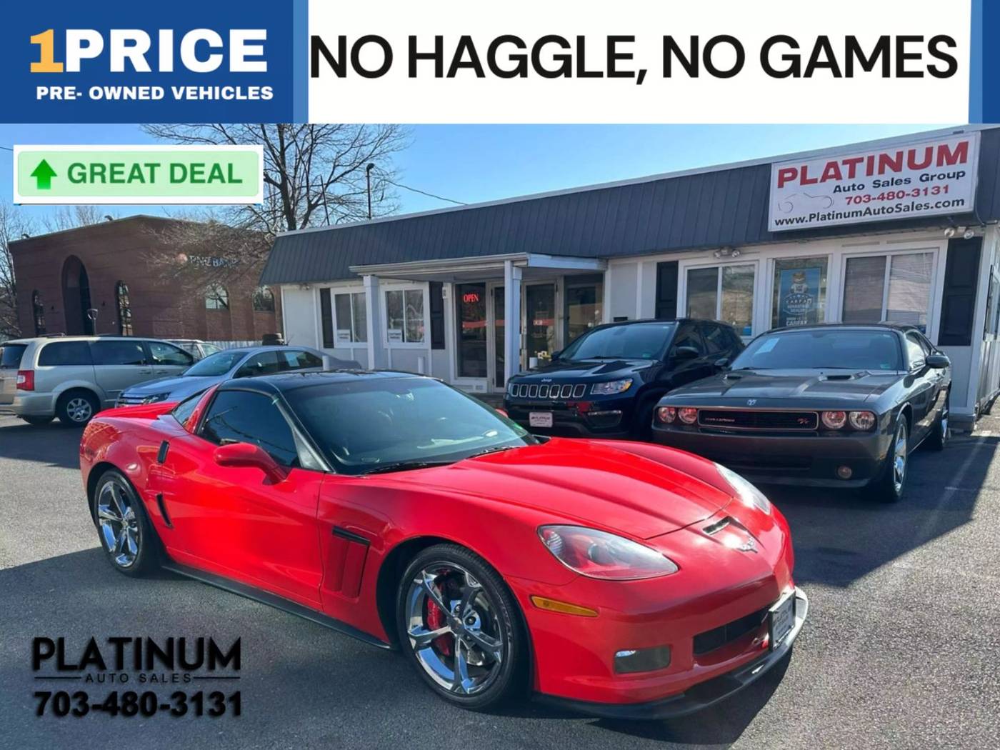 2012 Chevrolet Corvette Grand Sport 3LT — Coupe — 11,403 mi — Arlington, VA