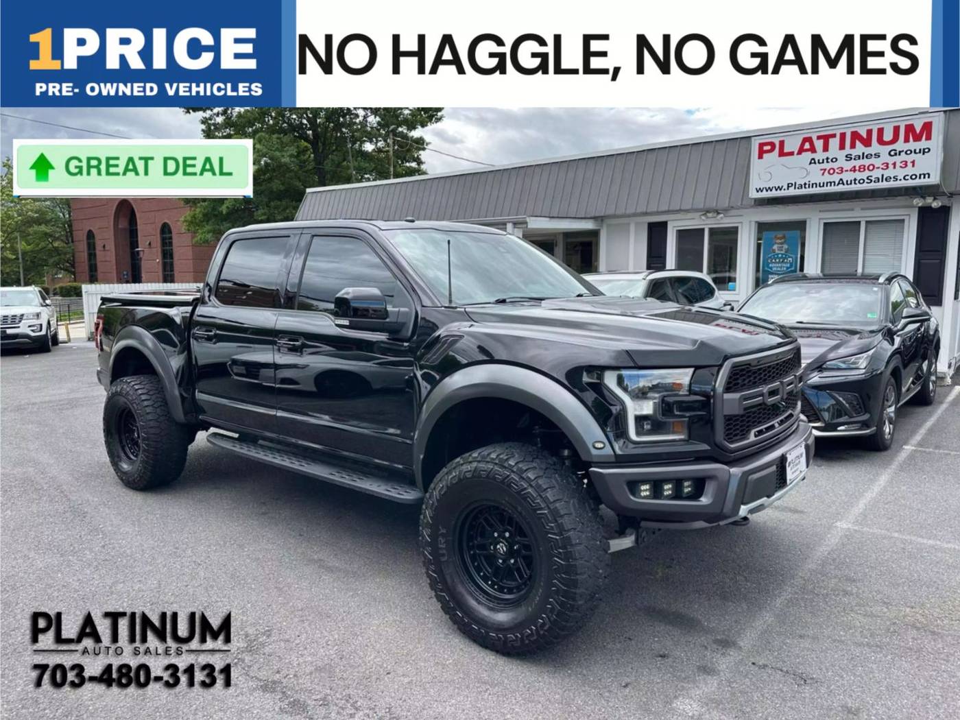 2018 Ford F-150 Raptor — Pickup Truck — 76,128 mi — Arlington, VA