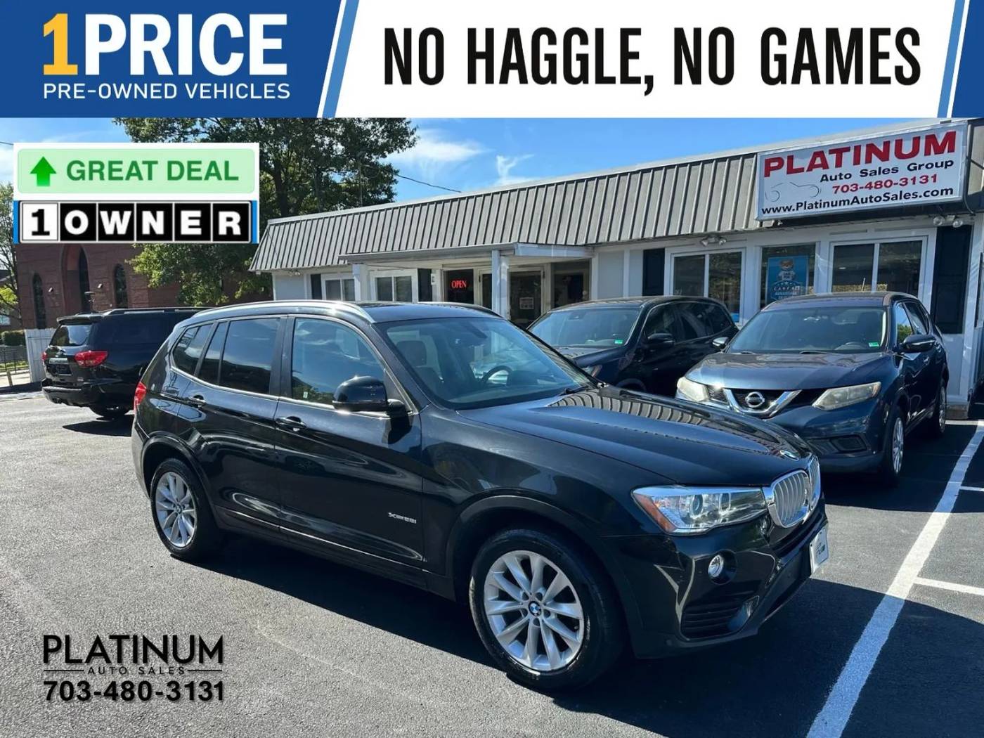 2016 BMW X3 28i — SUV — 102,760 mi — Arlington, VA