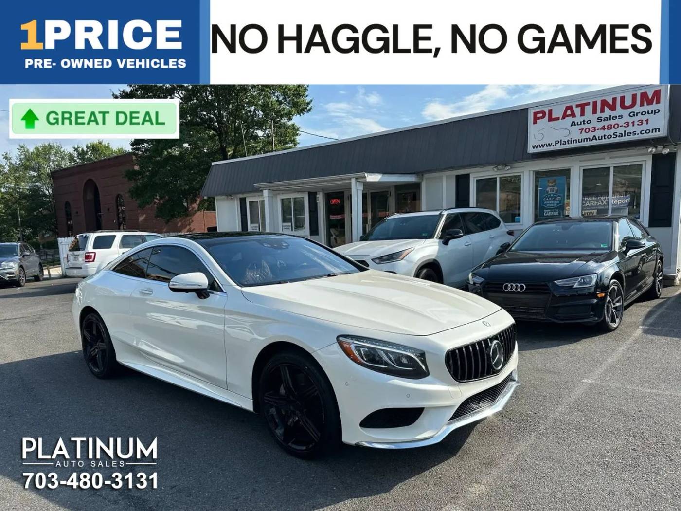 2016 Mercedes-Benz S-Class S 550 — Coupe — 109,040 mi — Arlington, VA