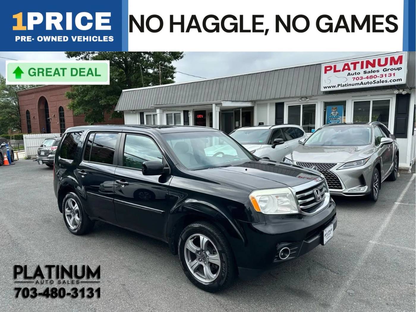 2015 Honda Pilot SE — SUV — 184,366 mi — Arlington, VA