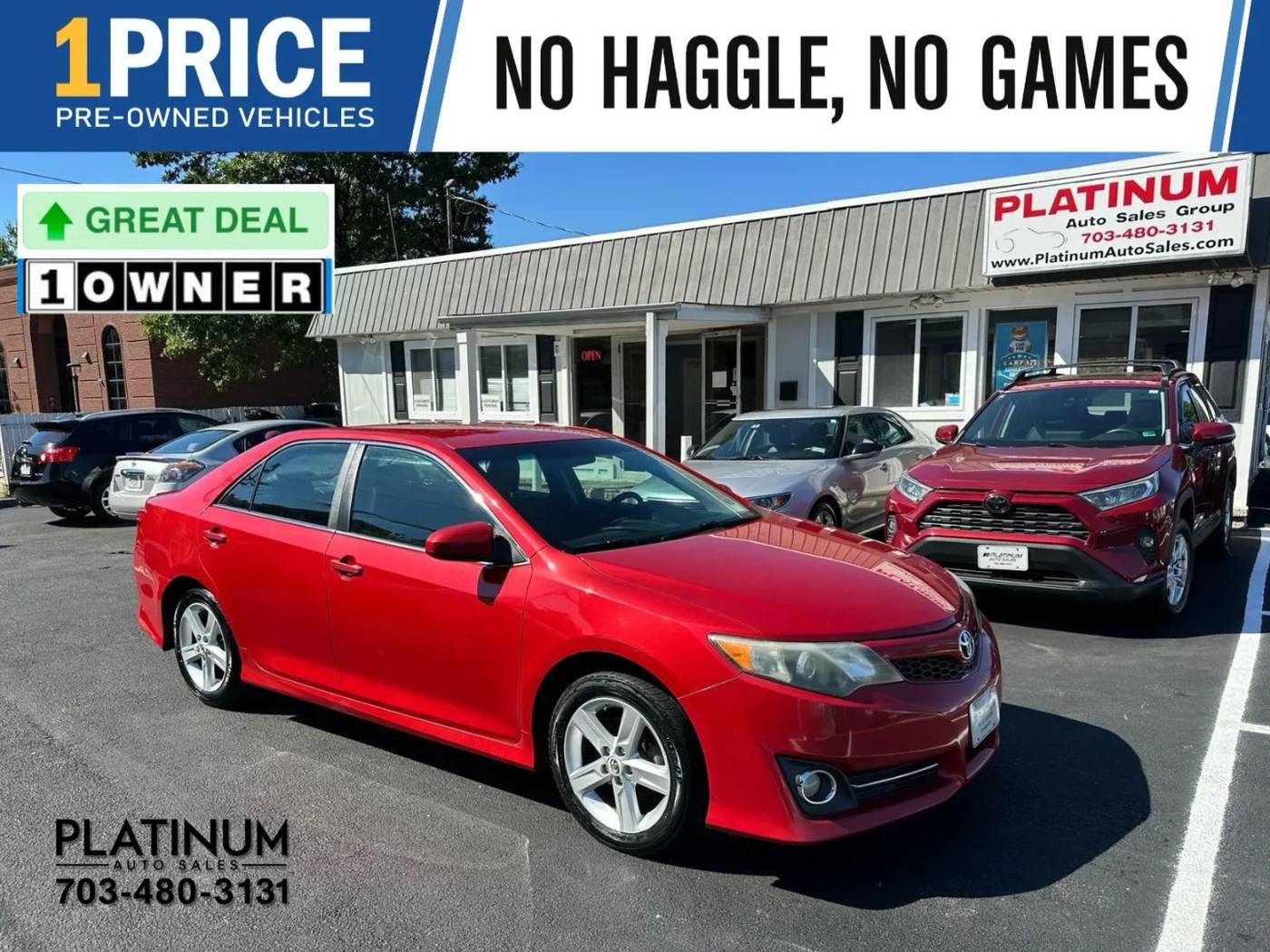 2013 Toyota Camry SE — Sedan — 154,910 mi — Arlington, VA