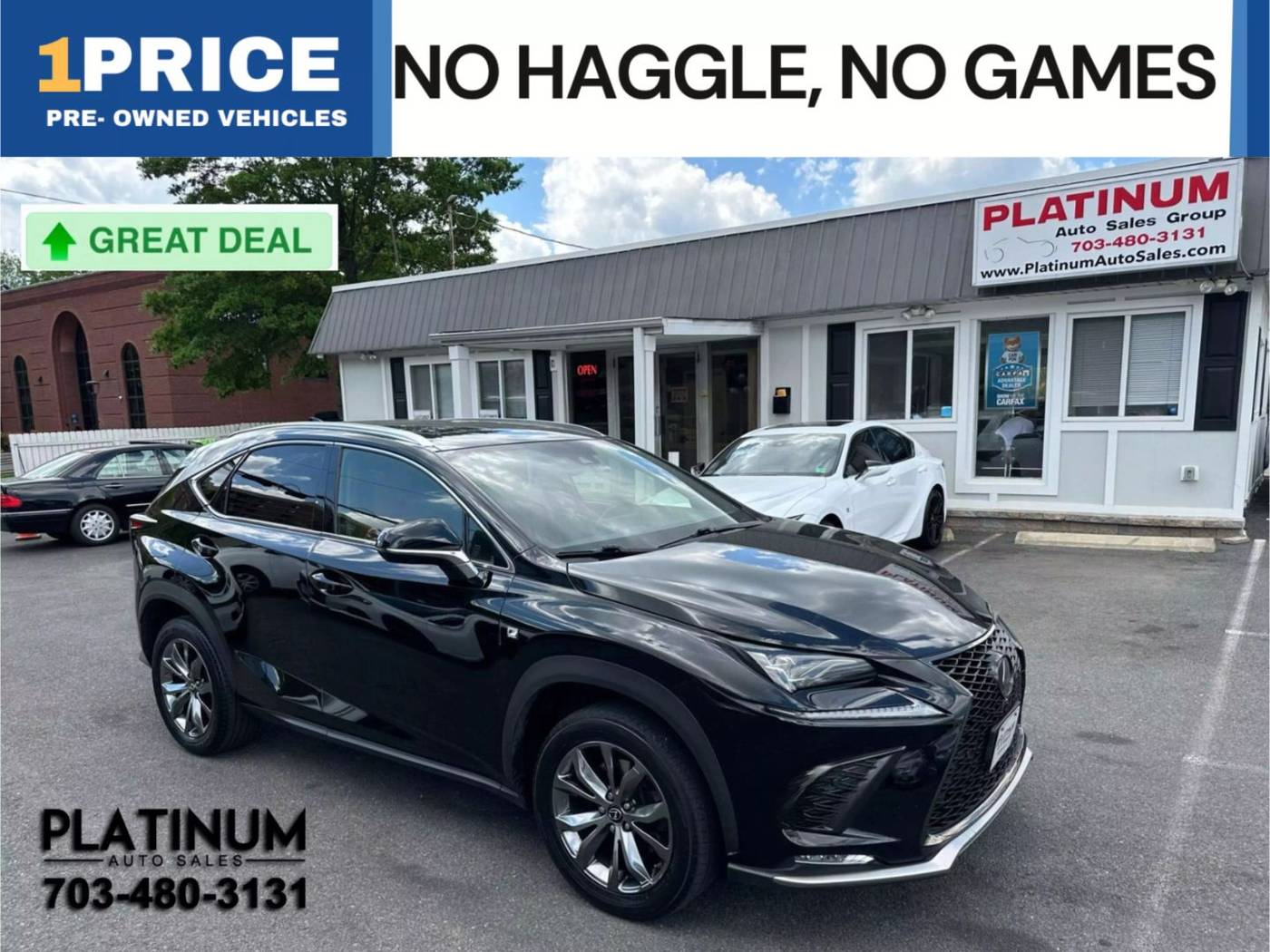 2020 Lexus NX NX 300 F Sport — SUV — 107,669 mi — Arlington, VA