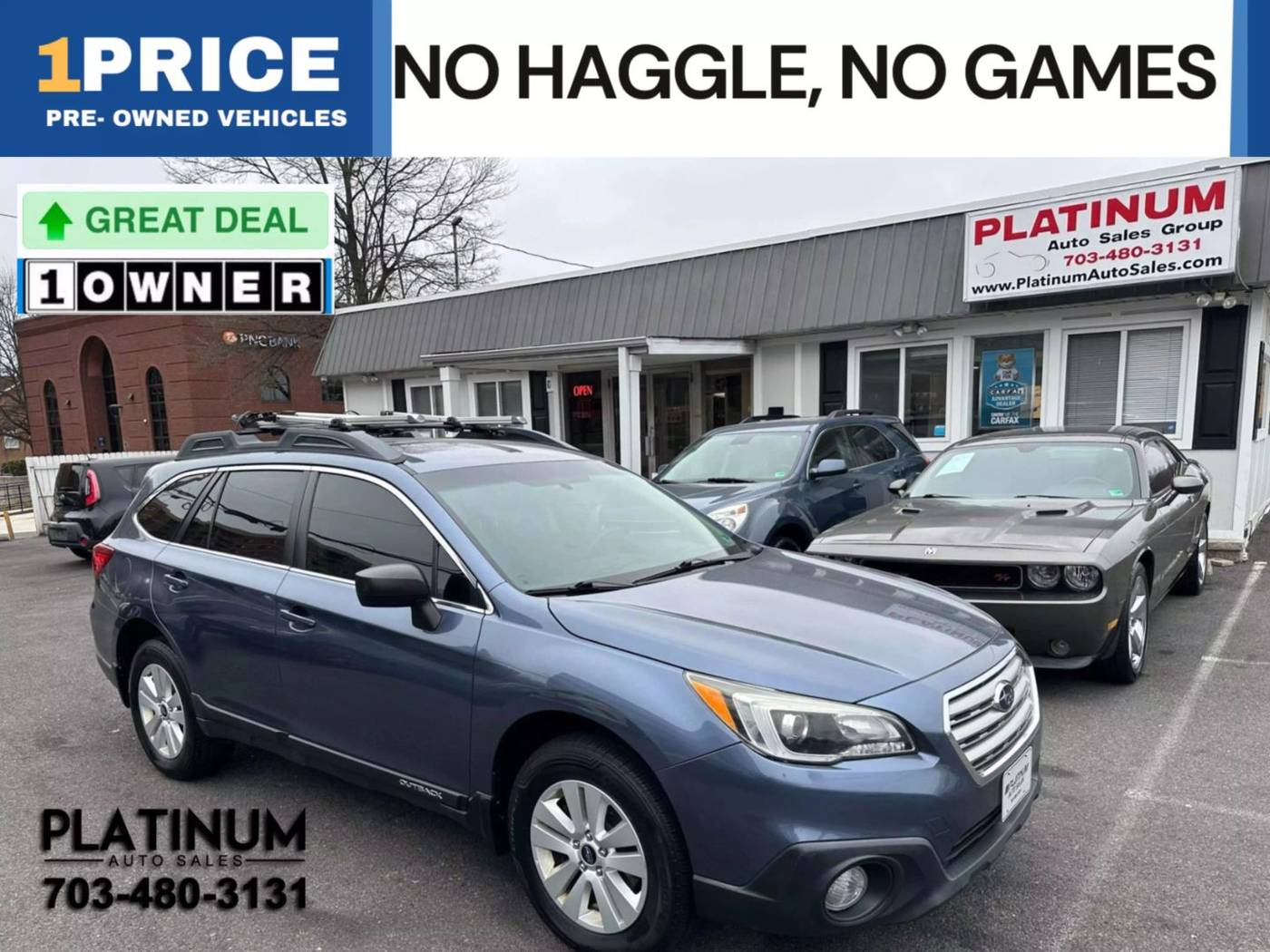 2015 Subaru Outback 2.5i — SUV — 94,411 mi — Arlington, VA