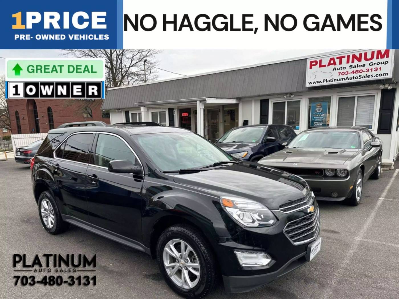 2016 Chevrolet Equinox LT — SUV — 44,347 mi — Arlington, VA