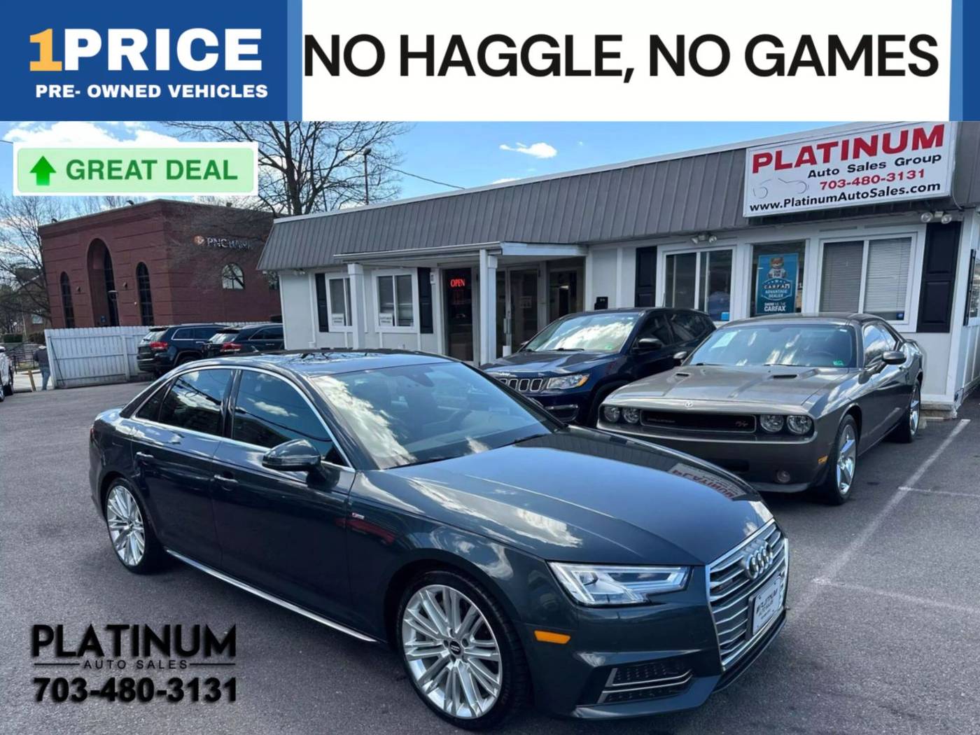 2018 Audi A4 Premium Plus — Sedan — 37,198 mi — Arlington, VA