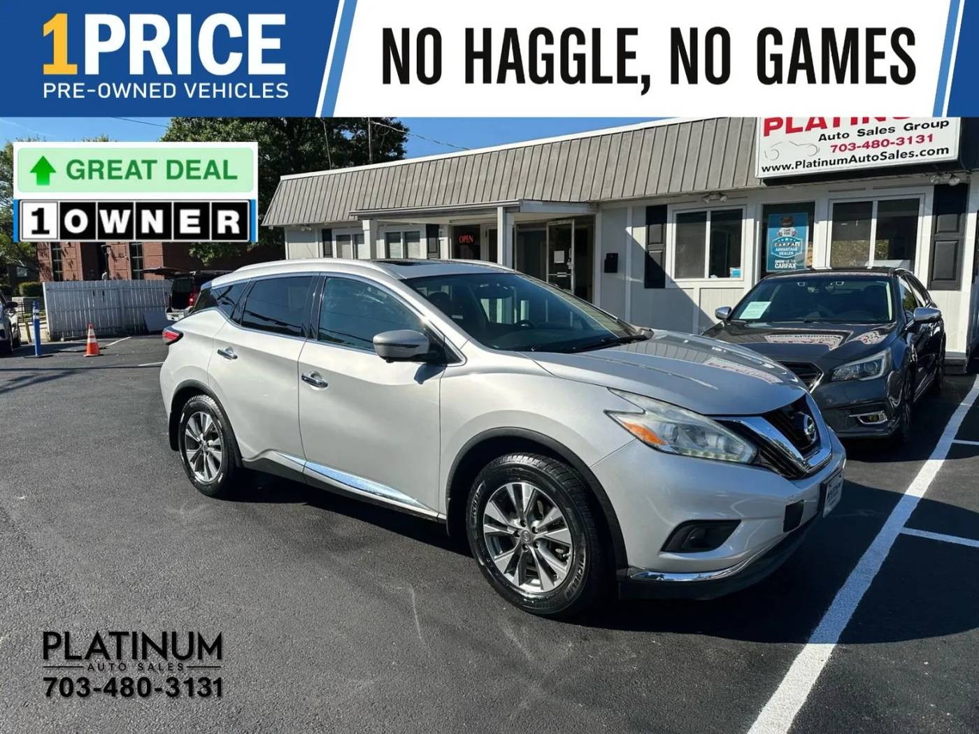 2017 Nissan Murano SL — SUV — 122,103 mi — Arlington, VA