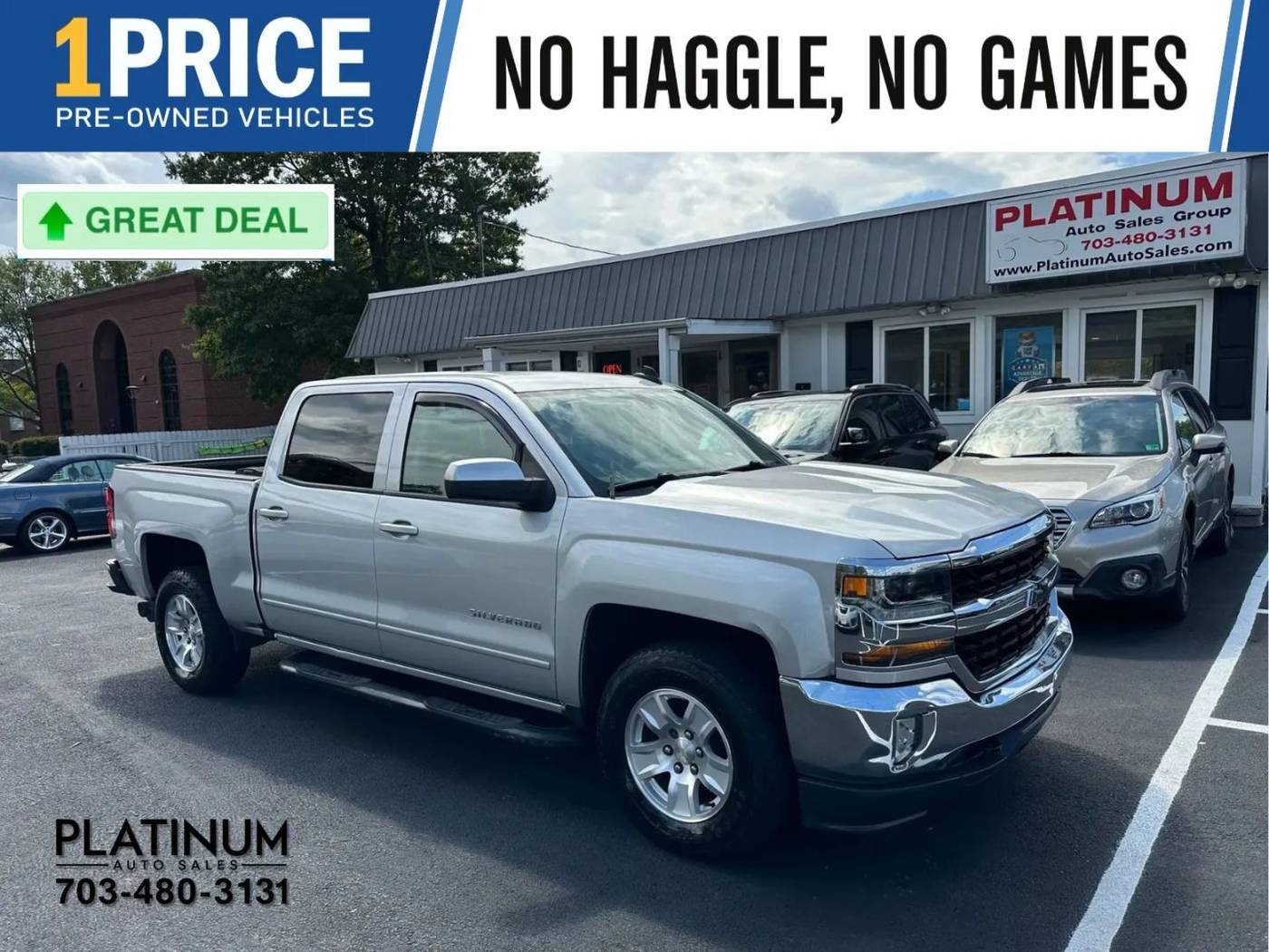 2017 Chevrolet Silverado 1500 LT — Pickup Truck — 125,563 mi — Arlington, VA