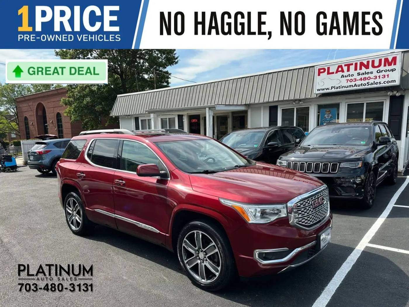 2017 GMC Acadia Denali — SUV — 172,988 mi — Arlington, VA