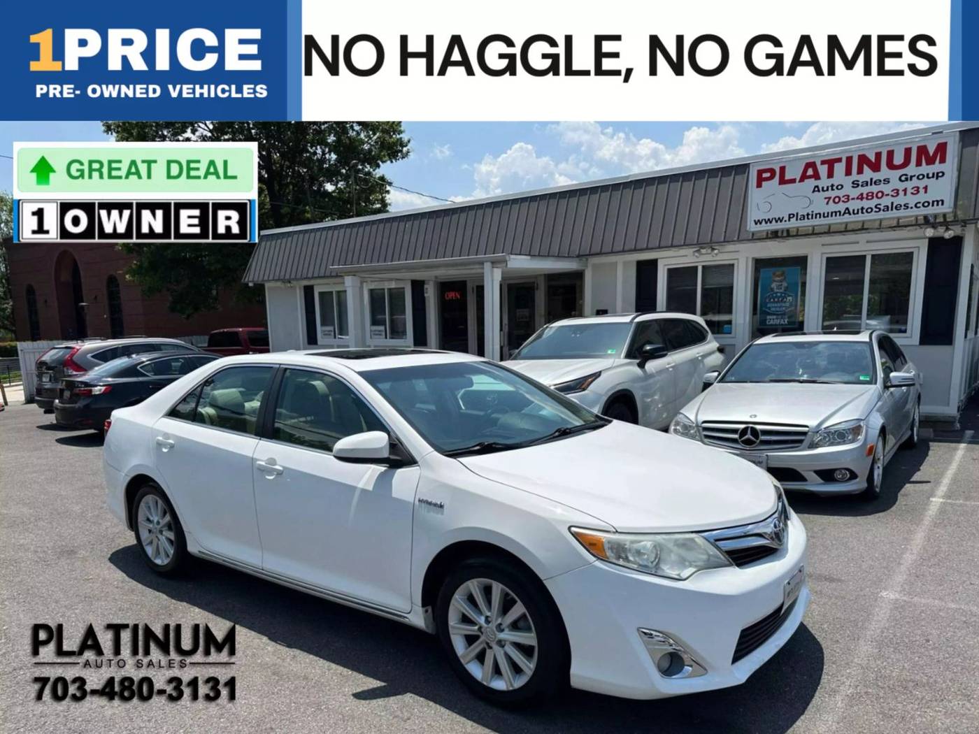 2012 Toyota Camry Hybrid XLE — Sedan — 180,461 mi — Arlington, VA