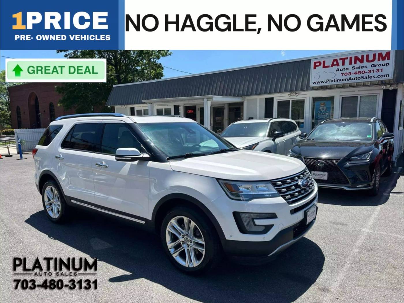 2016 Ford Explorer Limited — SUV — 121,590 mi — Arlington, VA