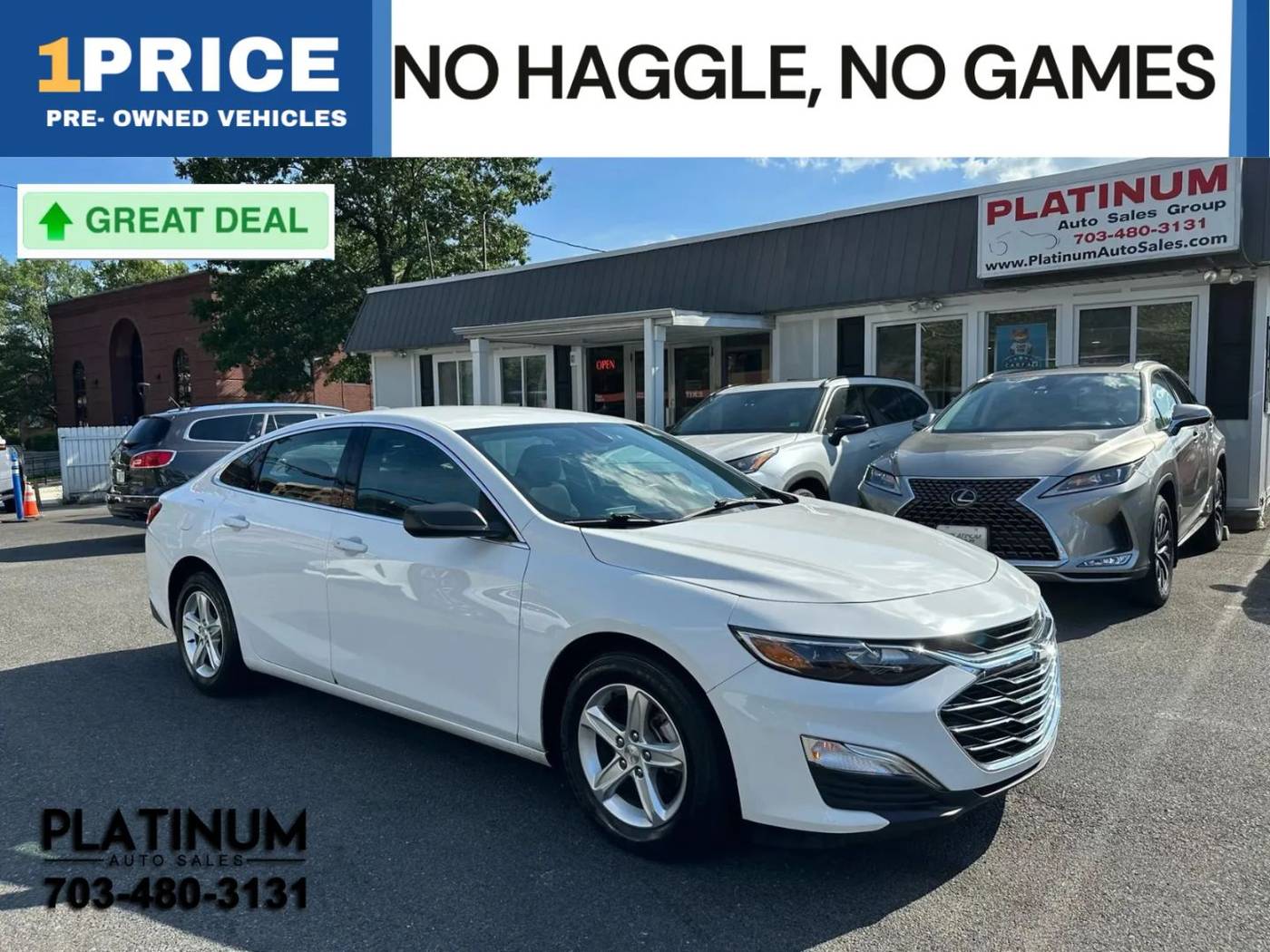 2020 Chevrolet Malibu LS — Sedan — 78,911 mi — Arlington, VA