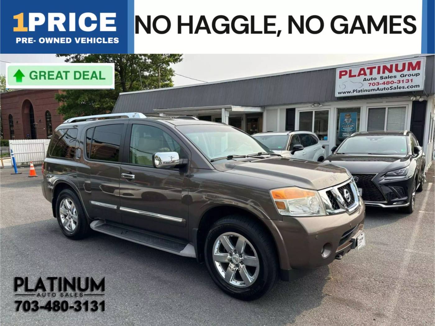 2013 Nissan Armada Platinum — SUV — 124,808 mi — Arlington, VA