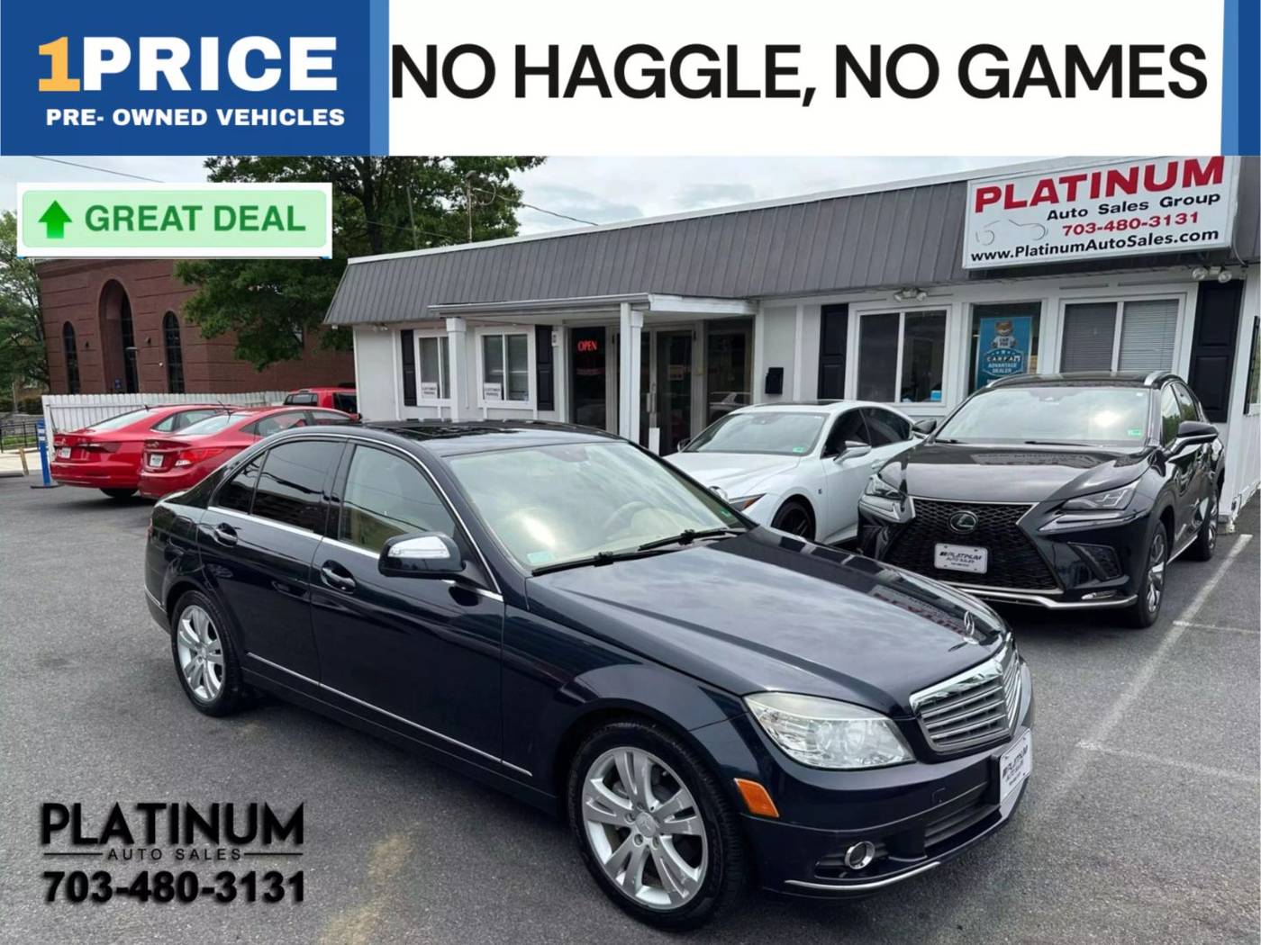 2008 Mercedes-Benz C-Class C 300 — Sedan — 107,319 mi — Arlington, VA