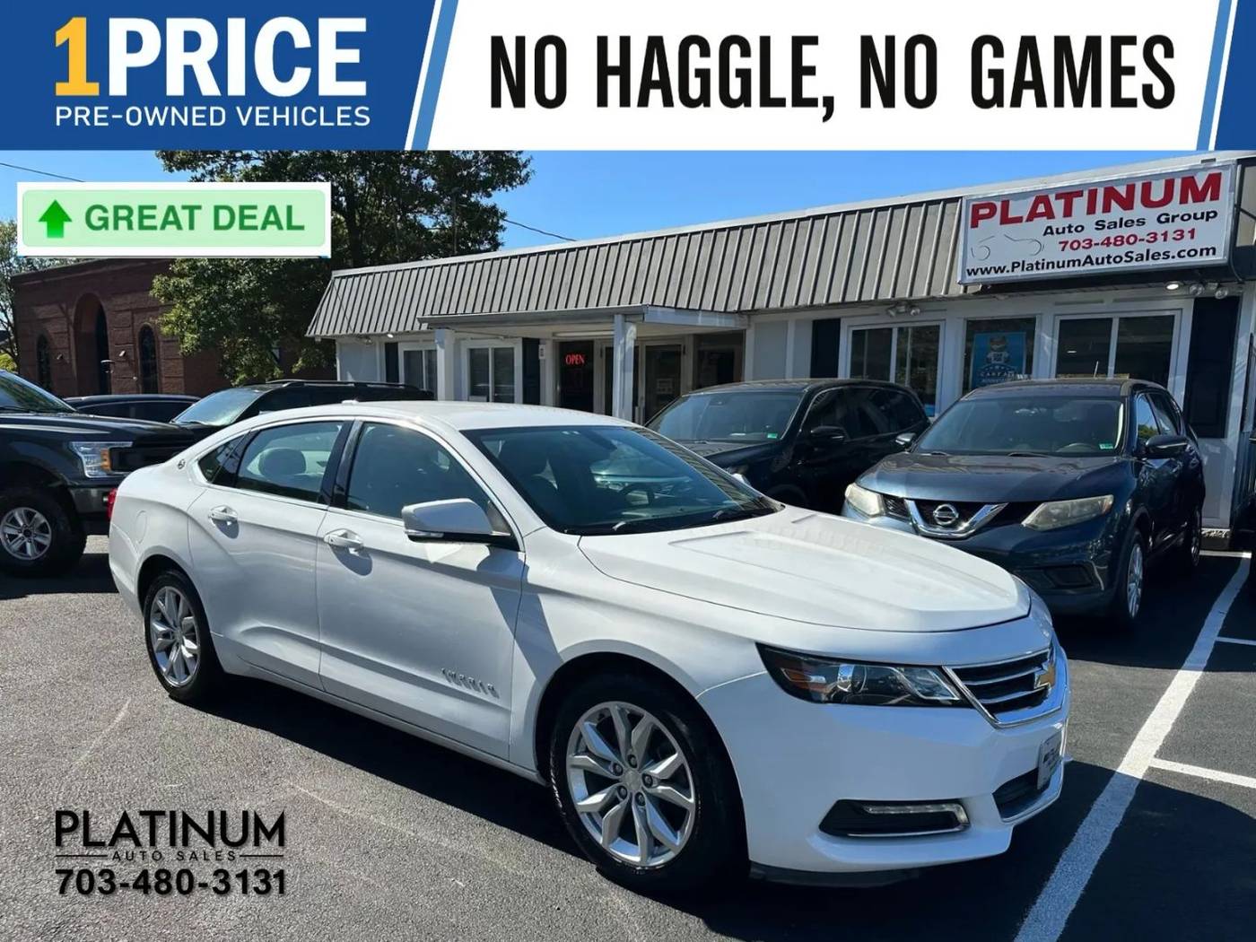 2019 Chevrolet Impala LT — Sedan — 105,193 mi — Arlington, VA