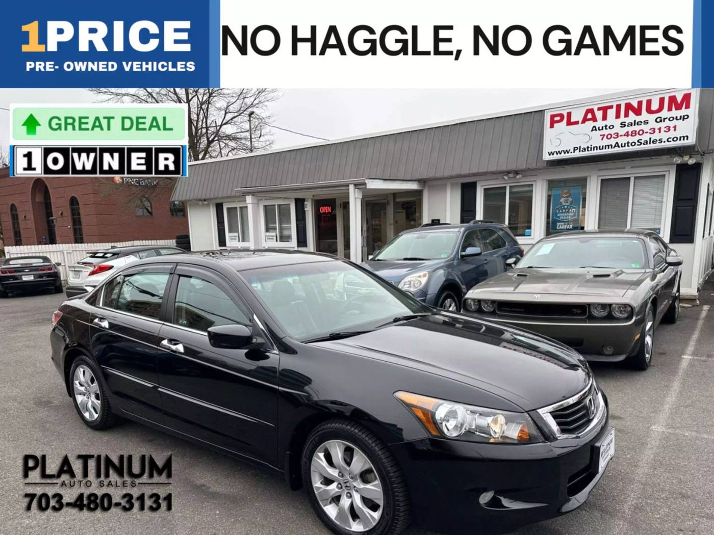 2008 Honda Accord EX-L V6 — Sedan — 91,070 mi — Arlington, VA