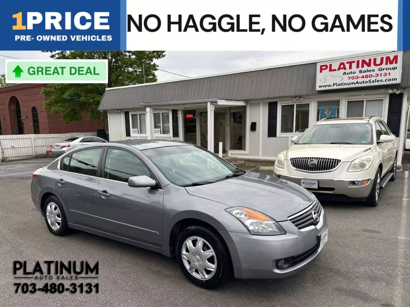 2008 Nissan Altima 2.5 S — Sedan — 54,119 mi — Arlington, VA