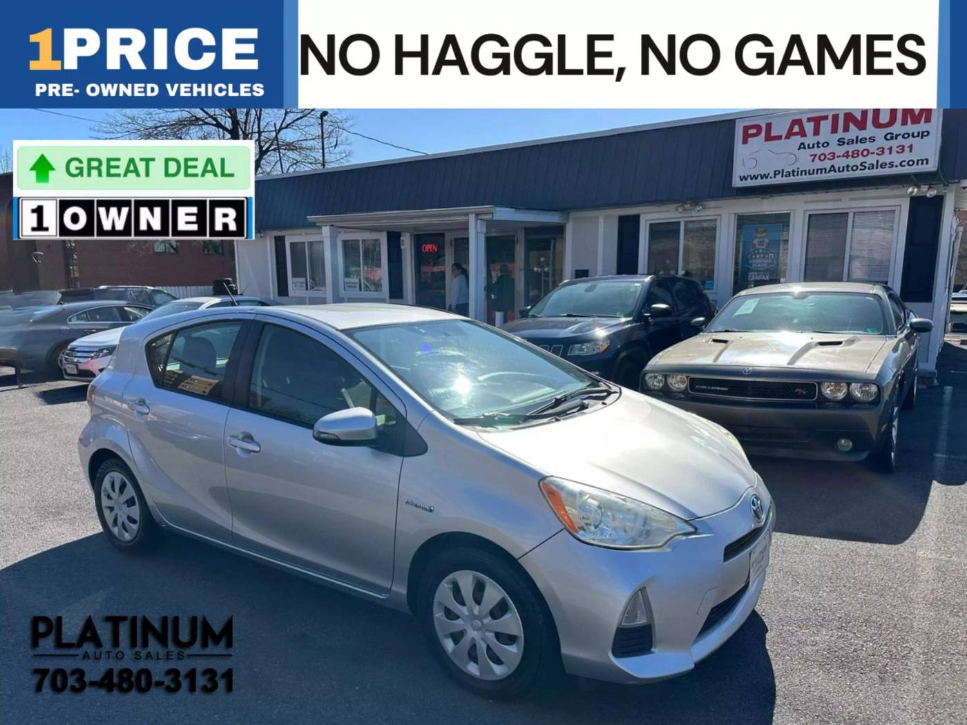 2013 Toyota Prius c One — Hatchback — 171,601 mi — Arlington, VA