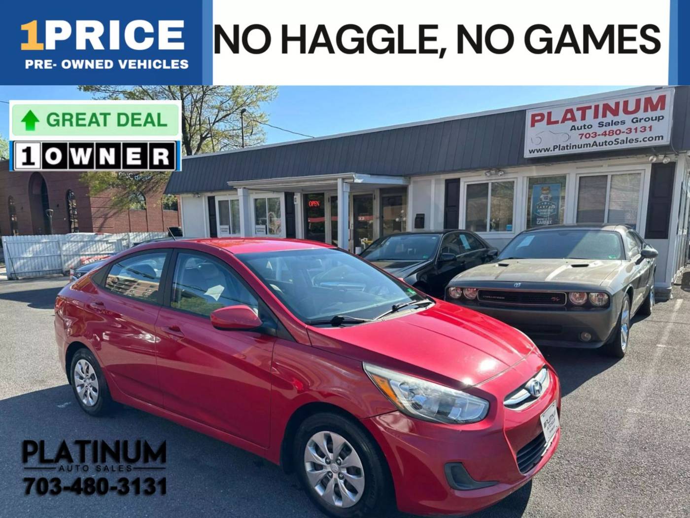 2016 Hyundai Accent SE — Sedan — 80,935 mi — Arlington, VA