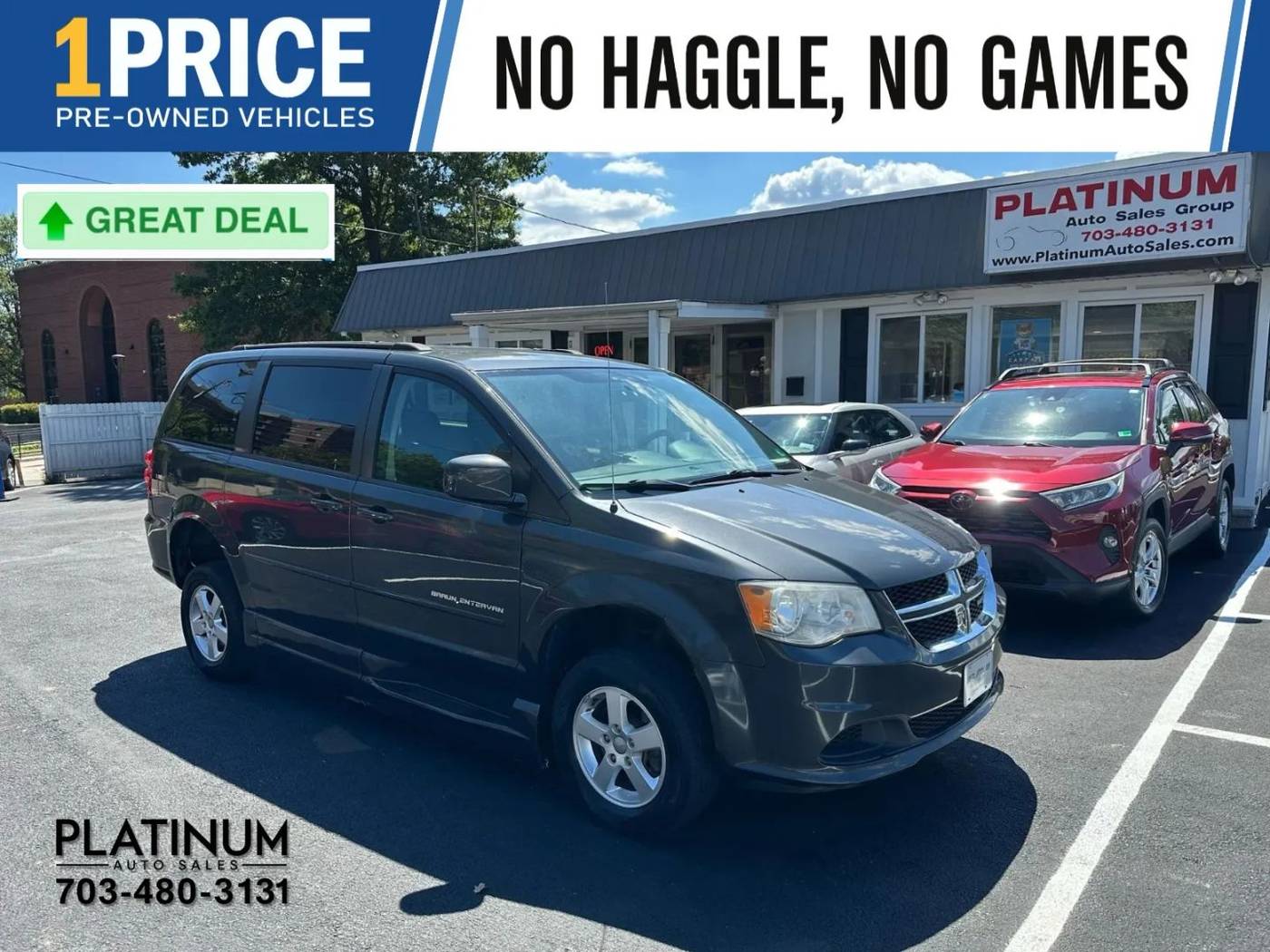 2012 Dodge Grand Caravan SXT — Minivan — 66,298 mi — Arlington, VA