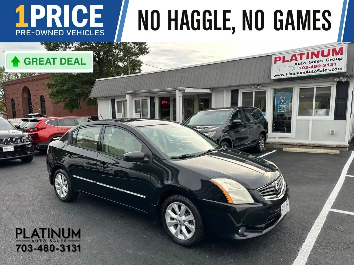 2012 Nissan Sentra 2.0 SL — Sedan — 203,603 mi — Arlington, VA