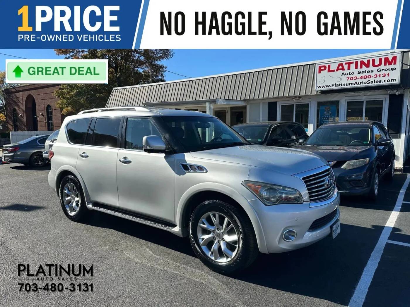 2013 INFINITI QX56 Standard — SUV — 98,979 mi — Arlington, VA