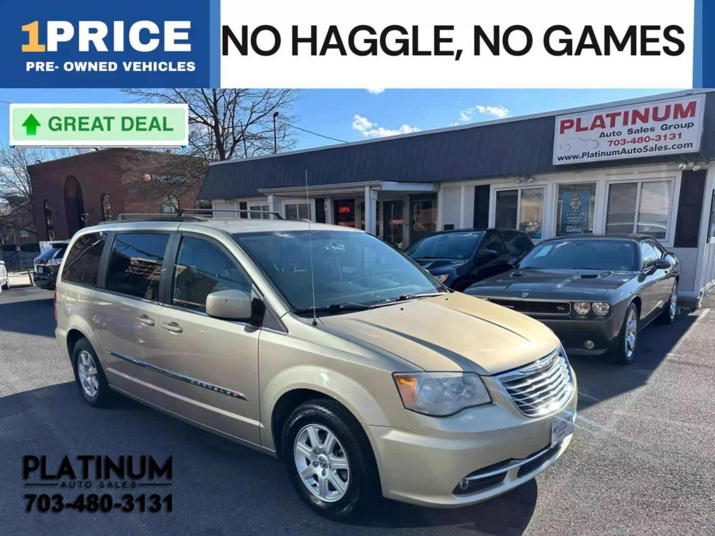 2012 Chrysler Town & Country Touring — Minivan — 100,042 mi — Arlington, VA